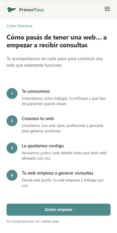 Cómo funciona PrimerPaso