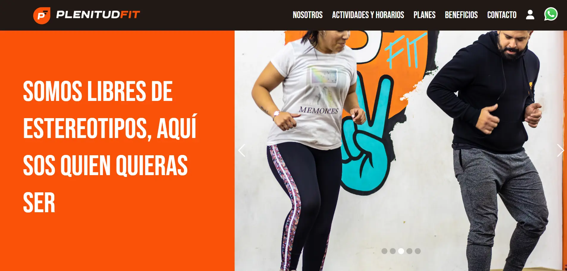 Plenitud Fit: Sitio diseñado para presentar la propuesta de Plenitud Fit, ordenar sus actividades y transmitir la energía de su comunidad. La navegación facilita conocer los servicios y dar el primer paso para sumarse.